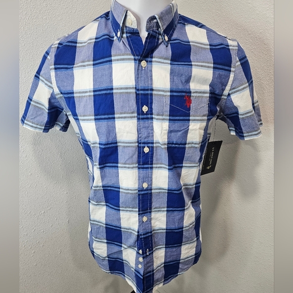 U.S. Polo Assn. men's XS button short sleeve - Picture 1 of 7